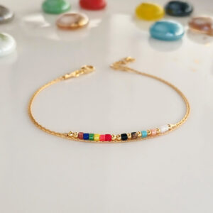 LGBTQA+ miyuki bracelet 14k gold filled