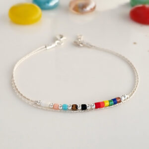 LGBTQA+ miyuki bracelet 925 sterling silver