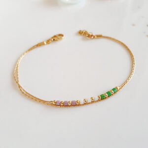 Genderqueer 14k gold filled bracelet